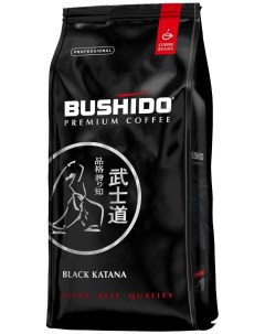 Кофе Black Katana 1000гр Beans Pack в зернах Bushido
