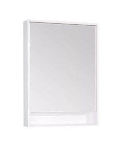 Шкаф с зеркалом Капри 60 белый глянец 1A230302KP010 Акватон