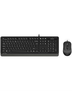 Комплект мыши и клавиатуры FStyler F1010 черный серый A4tech