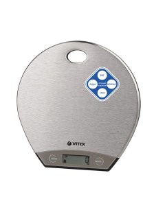 Кухонные весы VT 8021 ST стальной Vitek