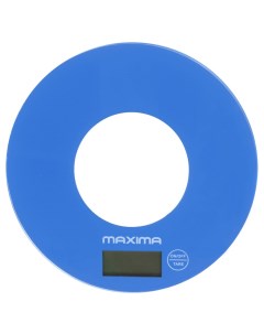 Весы кухонные электронные MS 067 Зима платформа точность 1 г до 5 кг голубые Maxima