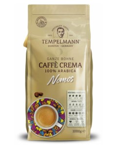 Кофе зерновой Nomos Caffe Crema 1000 г Tempelmann