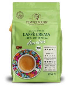 Кофе зерновой Aurelias Caffe Crema 500 г Tempelmann