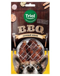 Лакомство для собак сочный кебаб BBQ 100 г Триол