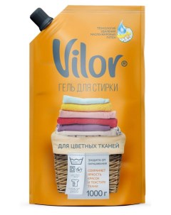 Гель для стирки для цветных тканей 1000 г Vilor
