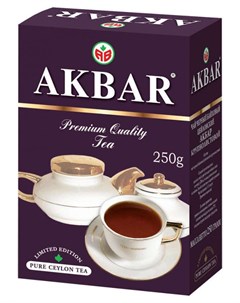 Чай черный 100 YEARS листовой 250 г Akbar