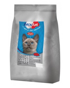 Сухой корм для кошек мясное ассорти весовой 1 кг Монами