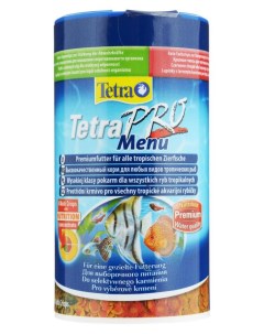 Корм для всех видов рыб Pro Menu 4 вида хлопьев 250 мл Tetra
