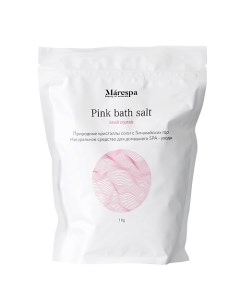 Розовая гималайская соль для ванн мелкие кристаллы 1000 Marespa