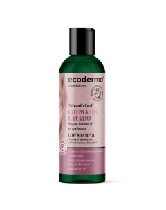 Шампунь для кудрявых волос очищающий и увлажняющий Naturally curly low shampoo Naturally curly Ecoderma