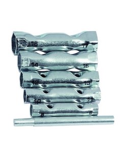 Набор ключей трубок торцевых 8 х 17 мм вороток сталь 6 предметов уп Hobbi