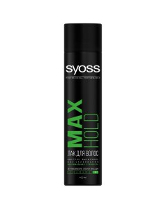 Лак для волос Max Hold максимально сильная фиксация 400 мл Syoss