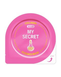 Маска тканевая для лица Collagen Essence 25 г My'' secret