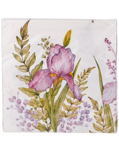 Салфетки бумажные Irises 3 слоя 20 шт 33х33 см Lefard