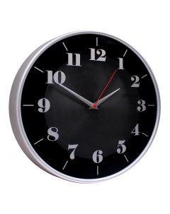 Часы настенные Черный циферблат 30 5 см Troykatime