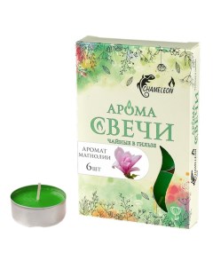 Набор чайных свечей Cameriera Магнолия 6 шт ароматизированные Chameleon