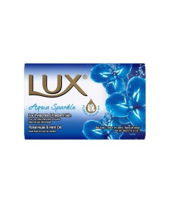 Мыло туалетное Сияние свежести цветочный мускус и мятное масло 80г голубое Lux