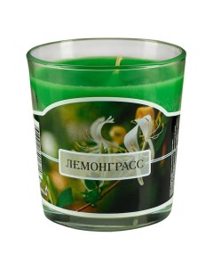 Свеча ароматическая Лемонграсс в стакане парафин Chameleon