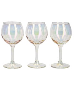 Набор бокалов для вина Лиловая дымка 3 шт 280 мл стекло Нет марки
