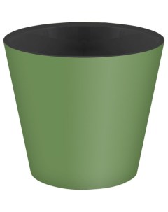 Горшок для цветов Розмари с дренажной вставкой 16 см 1 6 л зеленый Нет марки