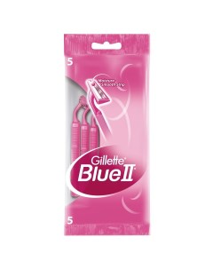 Станок для бритья Blue II одноразовый женский 5шт Gillette