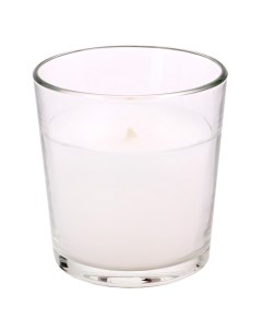 Свеча ароматическая Кокос стекло парафин стеарин 12 15 часов Lumi