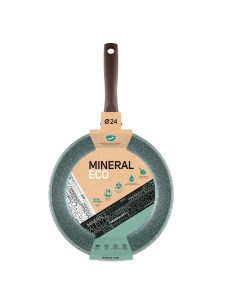 Сковорода MineralEco 24 см литой алюминий Нмп