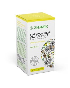 Дезодорант натуральный Лимонный кедр 50 мл Synergetic