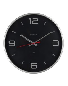 Часы настенные Черный циферблат 30 5 см Troykatime
