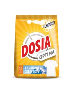 Порошок стиральный Optima Альпийская Свежесть 4 кг Dosia