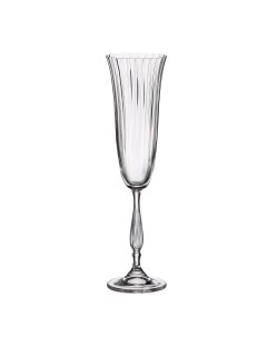 Набор бокалов для шампанского Fregata Optic 6 шт 190 мл стекло Crystal bohemia
