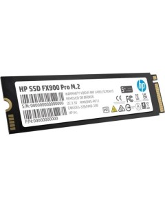 Твердотельный накопитель SSD M 2 2 Tb FX900 Pro Read 7400Mb s Write 6700Mb s 3D NAND 4A3U1AA Hp