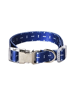 Ошейник для собак Bones S 1,5х30-45см синий Foxie
