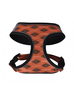 Шлейка для собак Glare L (обхват шеи 40см, обхват груди 52-70см) красная Foxie