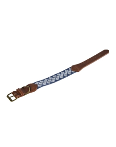 Ошейник для собак Bohemia L 3,5х45-55см синий Foxie