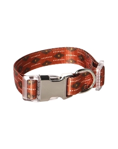 Ошейник для собак Glare L 2,5х40-55см красный Foxie