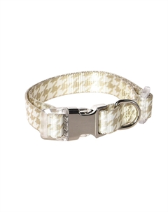 Ошейник для собак Houndstooth L 2,5х40-55см бежевый Foxie