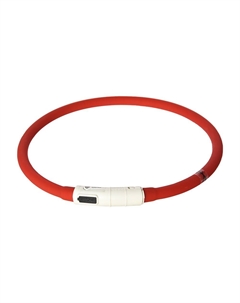 Ошейник для собак Night-light светящийся 55см красный Foxie