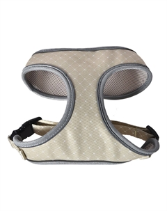 Шлейка для собак Beige S (обхват шеи 28см, обхват груди 34-45см) бежевая Foxie