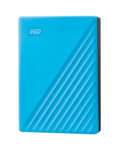 Внешний жесткий диск My Passport 4Tb WDBPKJ0040BBL WESN голубой Western digital