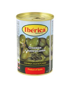 Оливки с каперсами 300 г Iberica