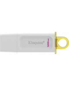 Флешка 128Gb DataTraveler Exodia USB 3 2 белый желтый KC U2G128 5R Kingston