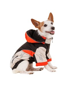 Куртка на молнии для собак M черный унисекс Rungo