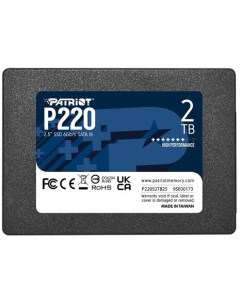 SSD накопитель P220 2 5 SATA III 2Tb P220S2TB25 Patriòt