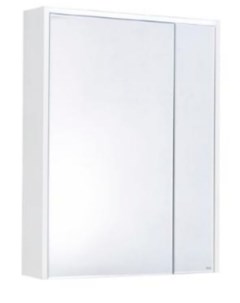 Шкаф с зеркалом Ronda 600мм бетон белый глянец ZRU9303007 Roca