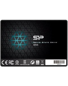 SSD накопитель Slim S55 SATA III 120Gb 2 5 SP120GBSS3S55S25 Silicon power