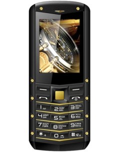 Телефон TM 520R черный желтый Texet