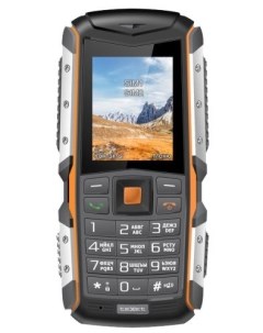 Телефон TM 513R черно оранжевый Texet