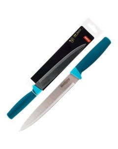 Нож кухонный Velutto разделочный нержавеющая сталь 19 см рукоятка soft touch 005525 Mallony