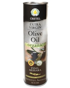 Масло оливковое Cretel Organic Extra Virgin нерафинированное 1л Cretel s.a